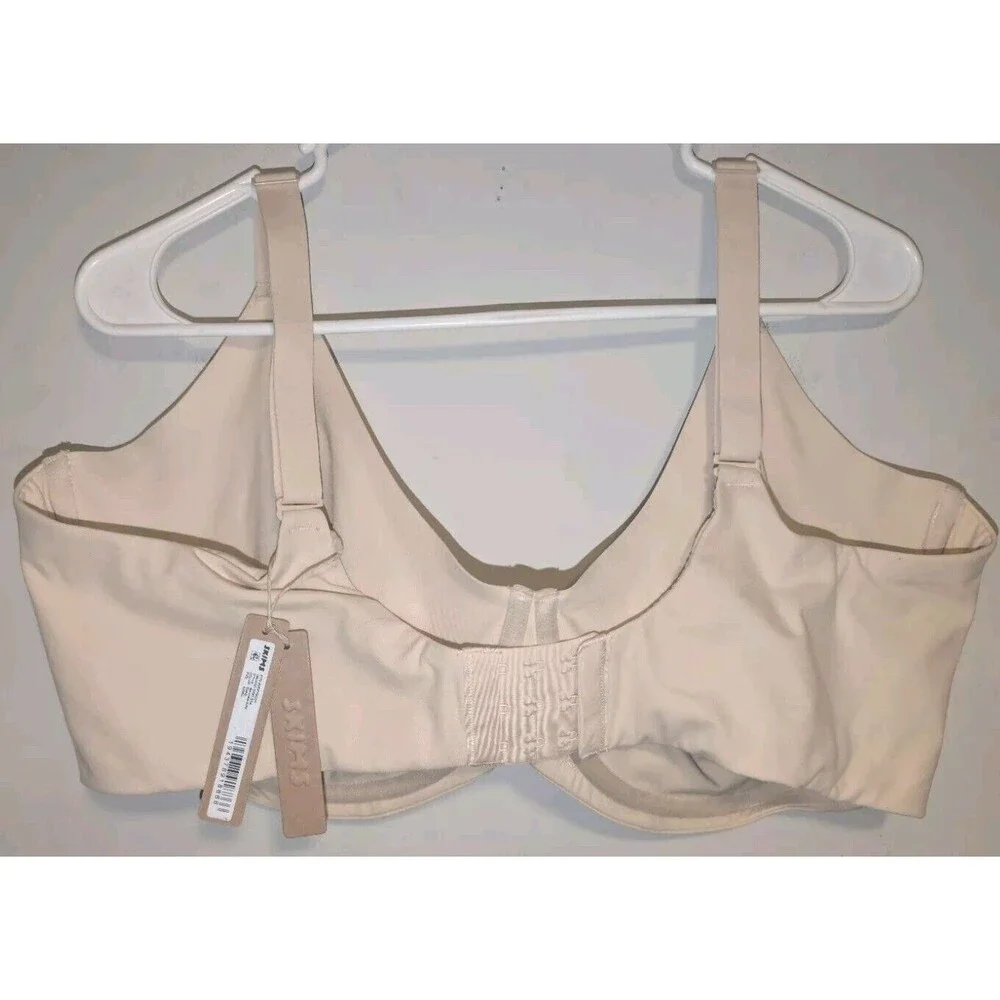 NWT 46DDD SKIMS Fits Everybody Unlined Demi Bra Sand Color BR-UWR-2293 Fast Ship - Picture 8 of 13